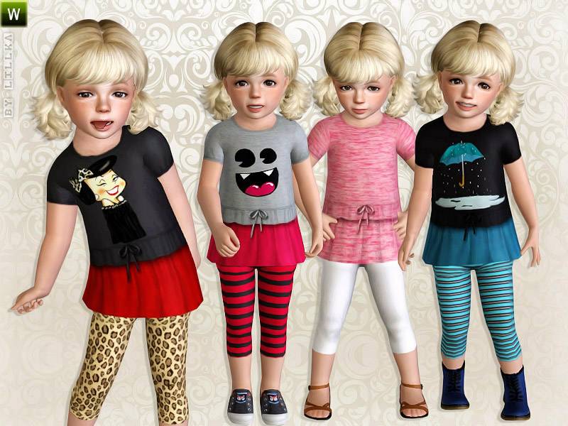 Наряд для малышек Style Spotting для Симс 3