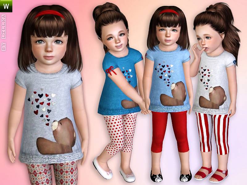 Наряд My Teddy Bear – Outfit для Симс 3