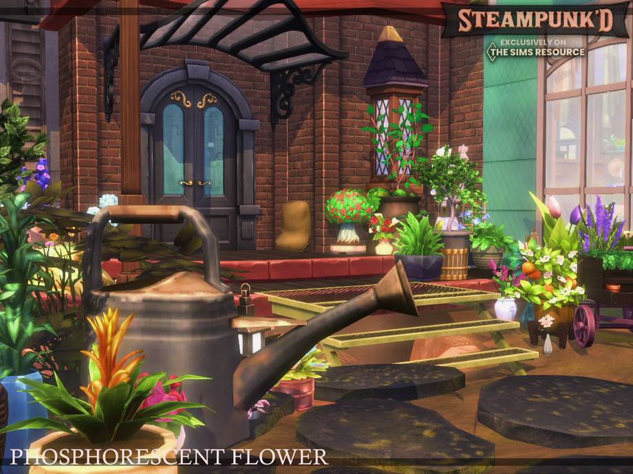 Цветочный магазин от Steampunked для Симс 4 - фото 4