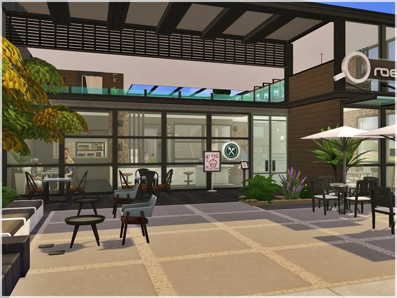Кафе Brotherhood для Симс 4 - фото 3