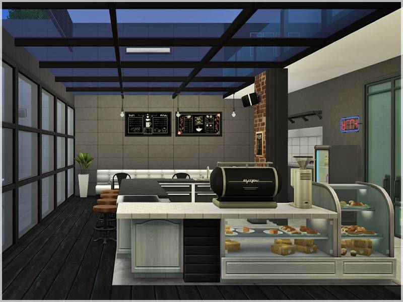 Кафе Brotherhood для Симс 4 - фото 4