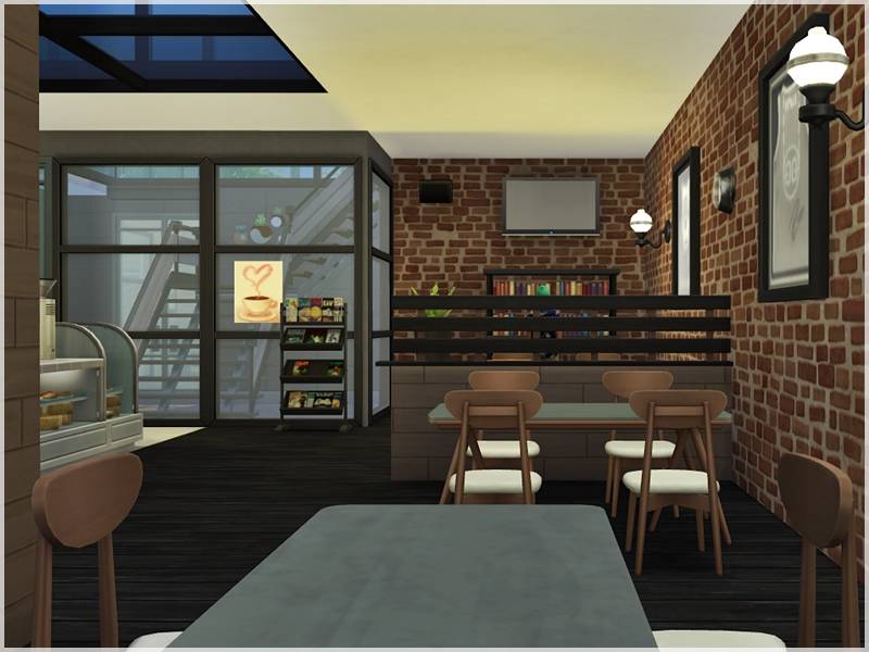 Кафе Brotherhood для Симс 4 - фото 6