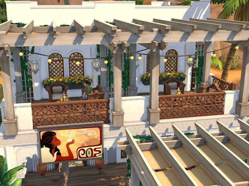 Кафе Bubble для Симс 4 - фото 2