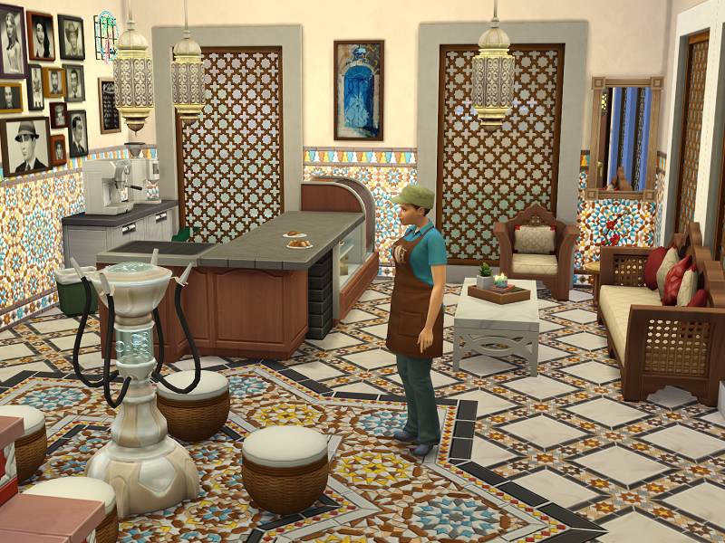 Кафе Bubble для Симс 4 - фото 4