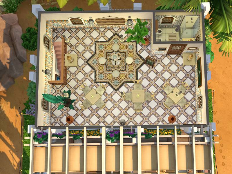 Кафе Bubble для Симс 4 - фото 7