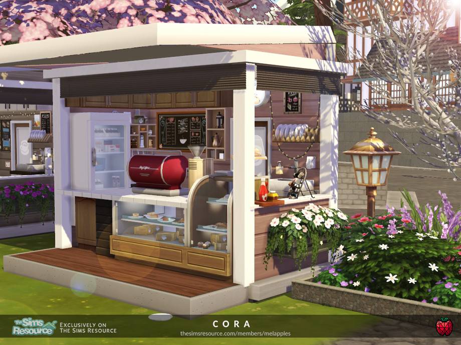 Кафе Cora для Симс 4 - фото 2