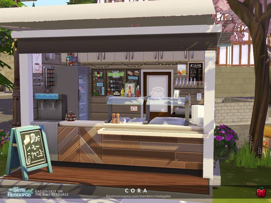 Кафе Cora для Симс 4 - фото 3