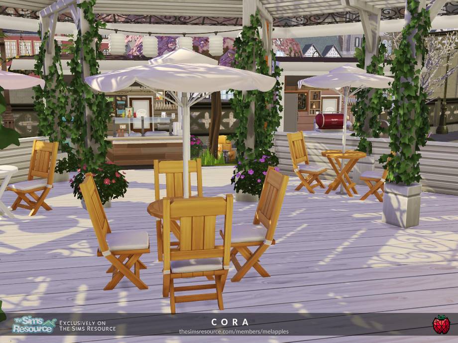 Кафе Cora для Симс 4 - фото 4