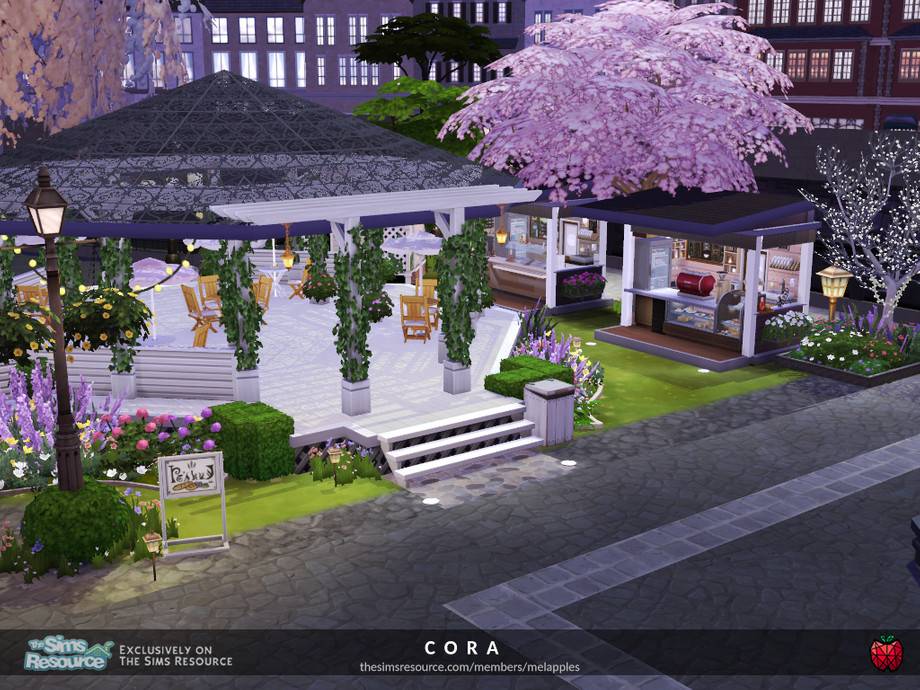 Кафе Cora для Симс 4 - фото 7