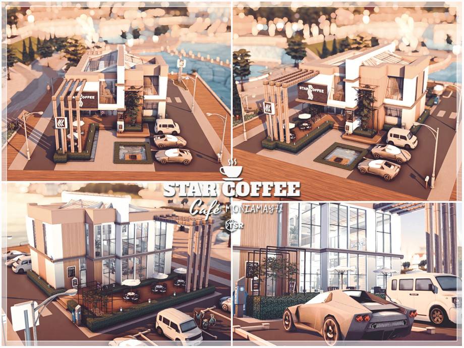 Кафе Star Coffee для Симс 4 - фото 2