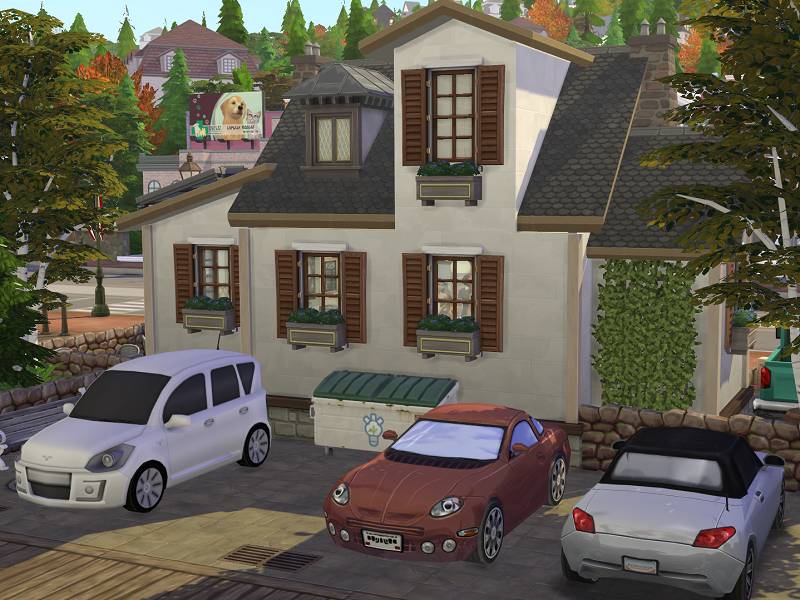 Кафе Village для Симс 4 - фото 4