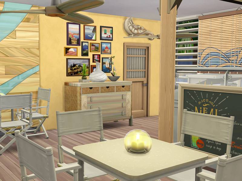 Пляжный ресторан для Симс 4 - фото 4