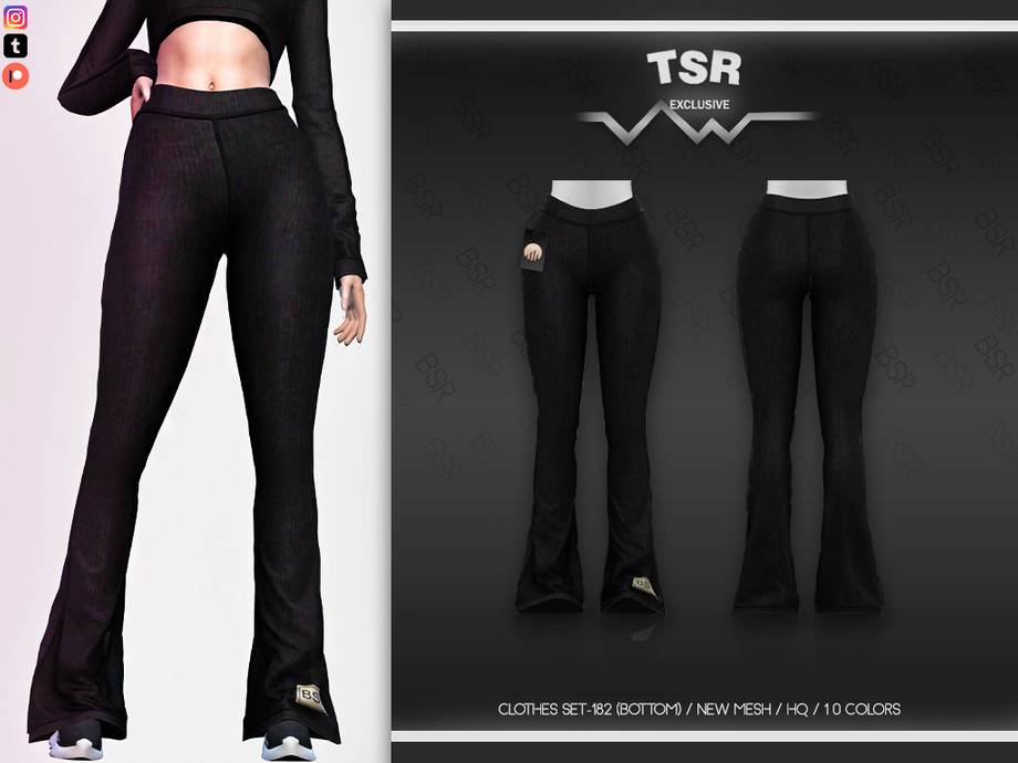 Штаны BD618 для Симс 4