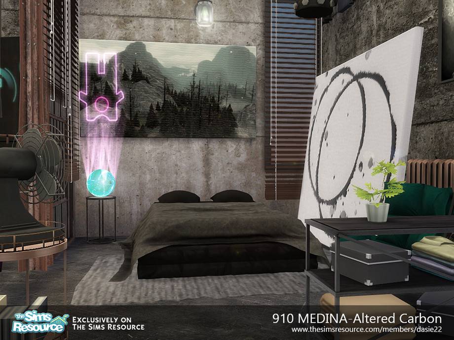 Квартира 910 MEDINA-Altered Carbon для Симс 4 - фото 6