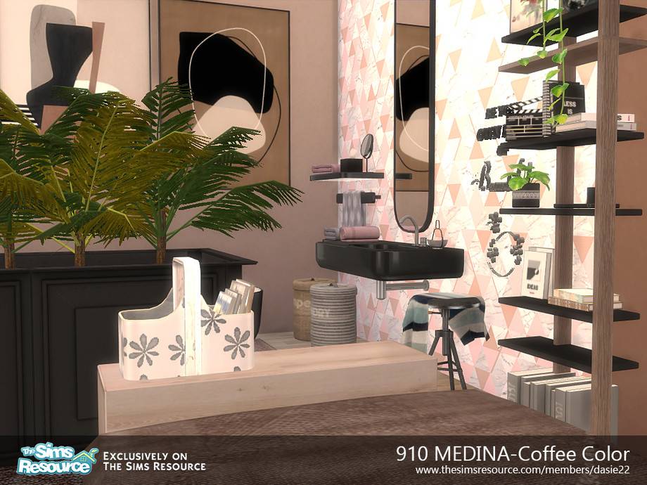 Квартира 910 MEDINA-Coffee Color для Симс 4 - фото 3