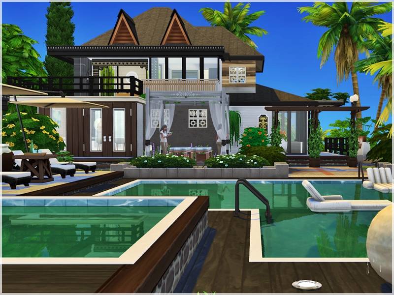 СПА-салон Lavani для Симс 4 - фото 6