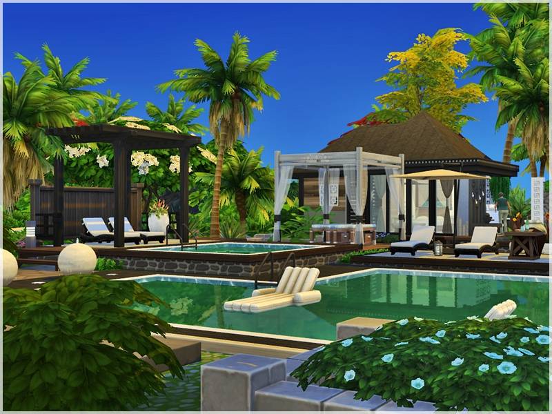 СПА-салон Lavani для Симс 4 - фото 7