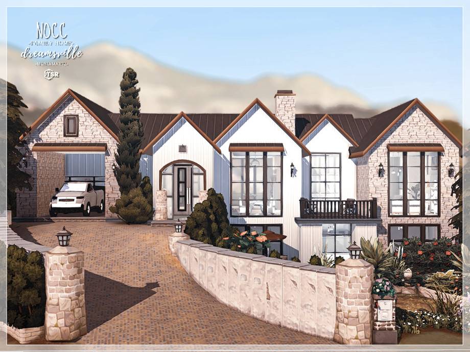 Дом Dreamsville для Симс 4 - фото 2