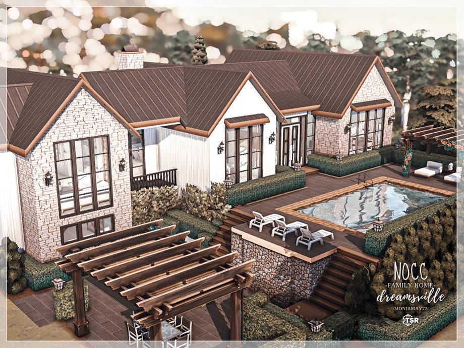 Дом Dreamsville для Симс 4 - фото 4