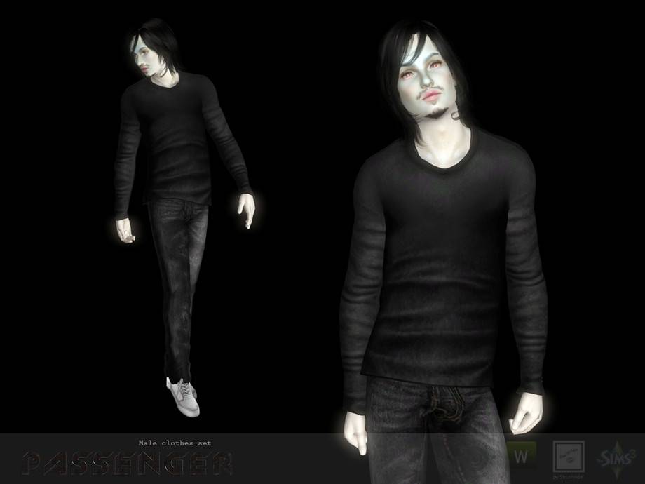 Пуловер Simple pullover для Симс 3