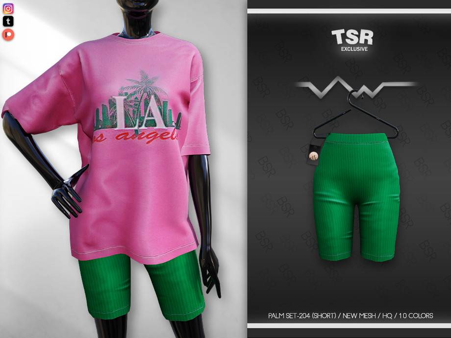 Шорты BD664 для Симс 4