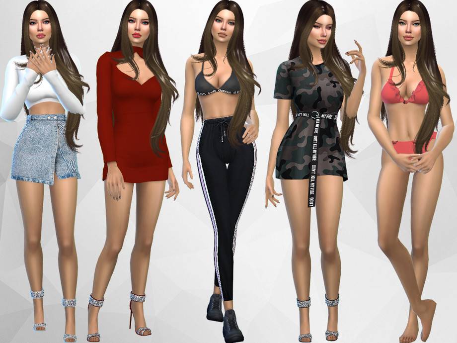 Симка Gwen Lombardi для Симс 4 - фото 2