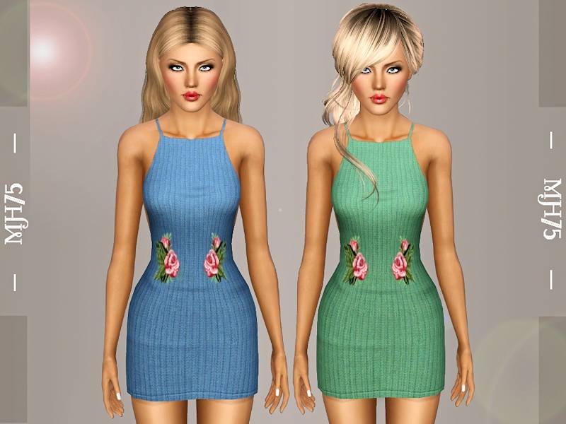 Платье S3 Shelby Dress для Симс 3