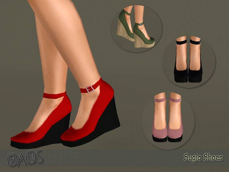 Туфли Sugia Shoes для Симс 3