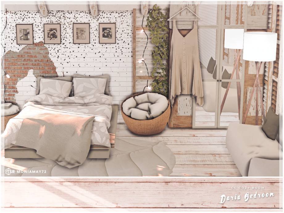 Спальня Daria для Симс 4 - фото 2