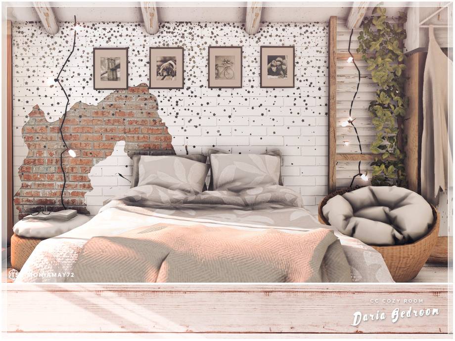 Спальня Daria для Симс 4 - фото 3