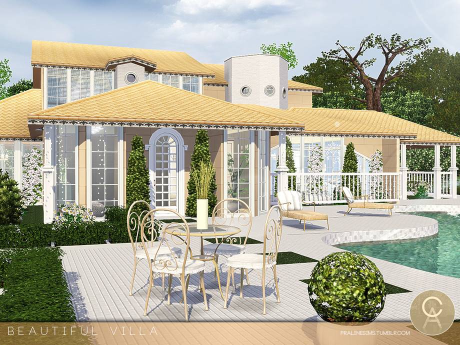 Дом Beautiful Villa для Симс 3 - фото 1