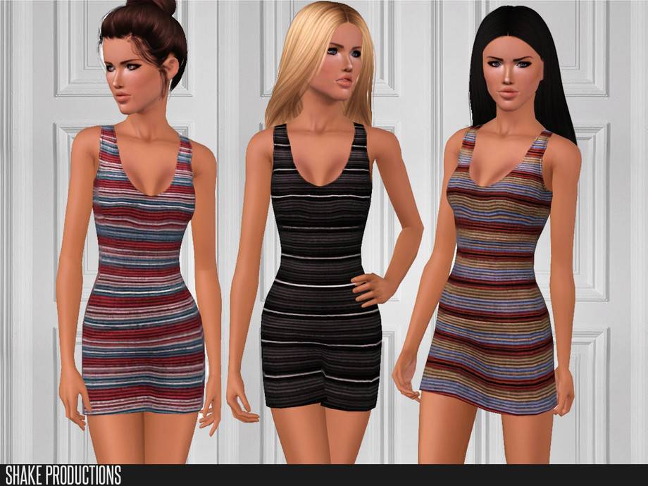 Платье ShakeProductions-S3-62 FIXED для Симс 3