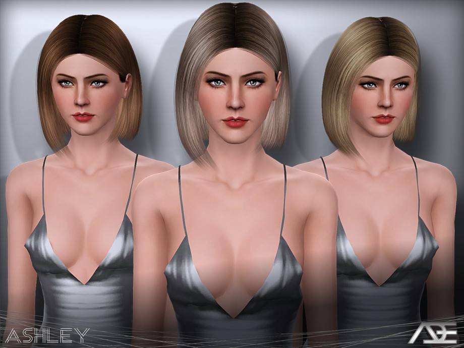 Женская прическа Ade - Ashley для Симс 3