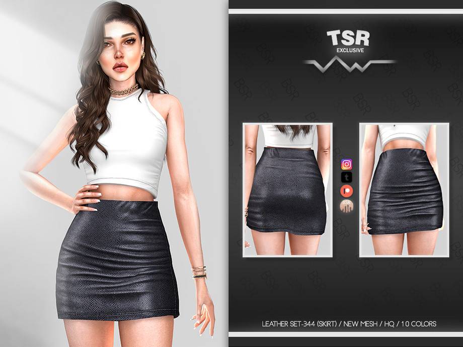 Юбка BD961 для Симс 4