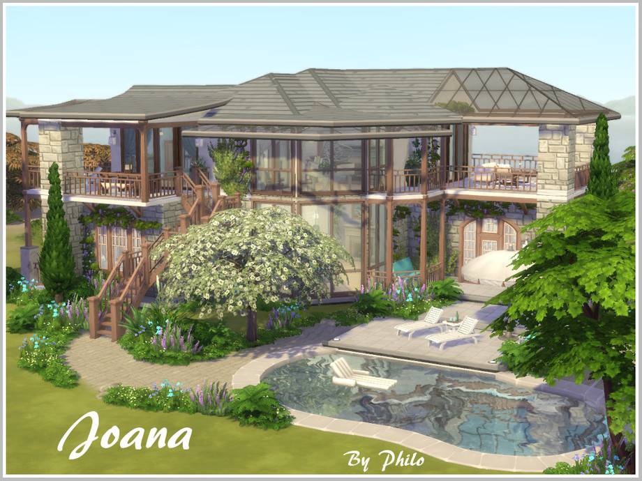 Дом Joana для Симс 4 - фото 1
