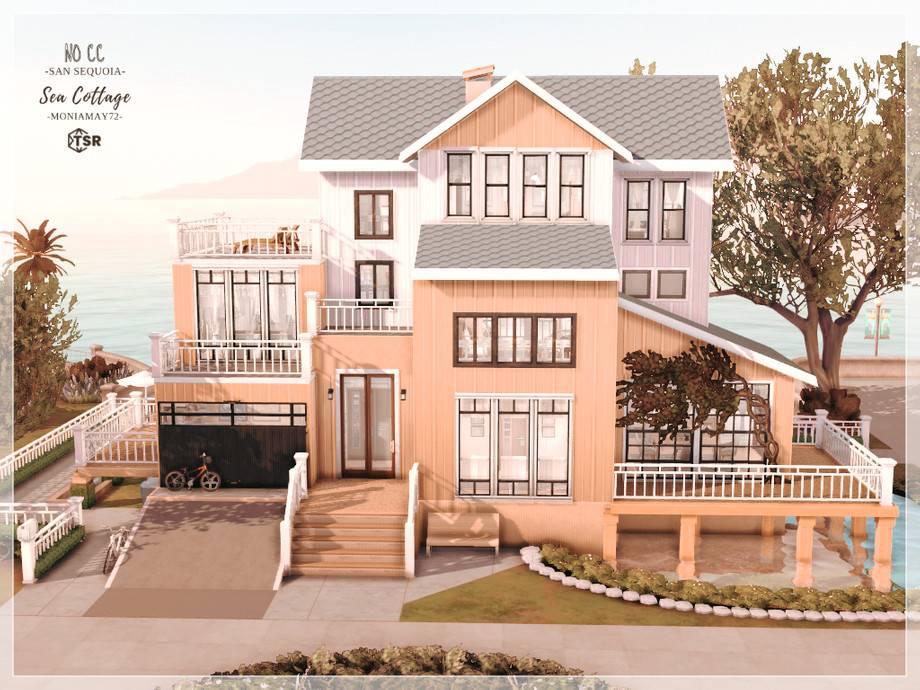 Дом San Sequoia Sea Cottage для Симс 4 - фото 2