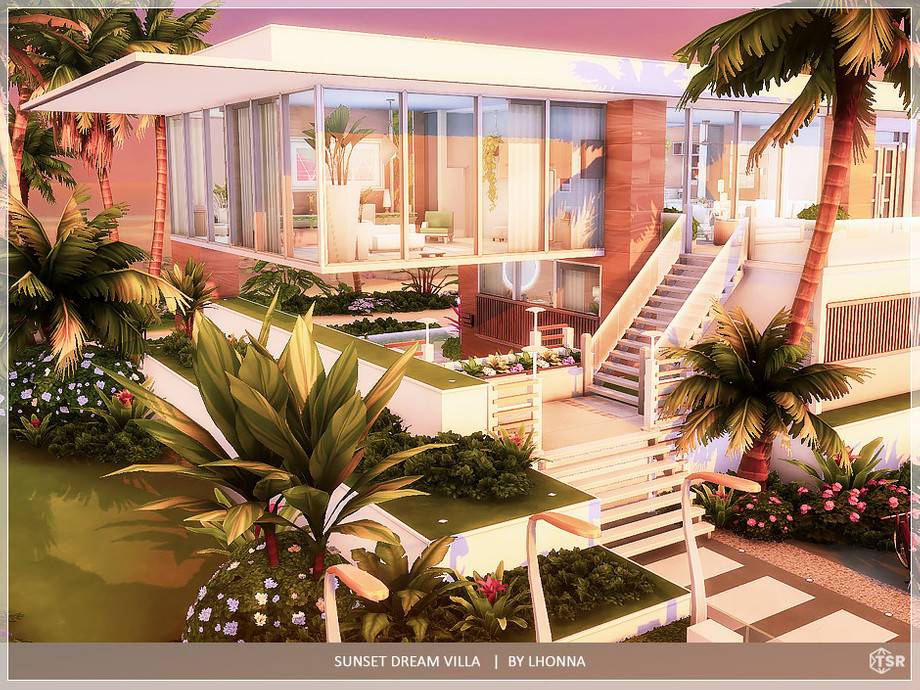 Дом Sunset Dream Villa для Симс 4 - фото 2