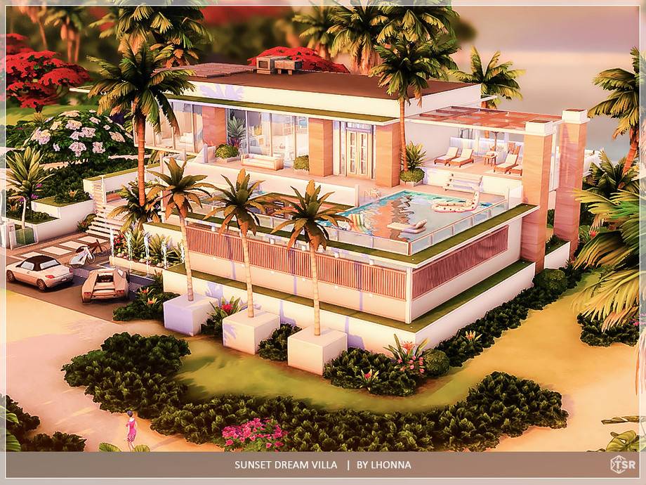 Дом Sunset Dream Villa для Симс 4 - фото 4