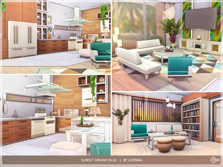 Дом Sunset Dream Villa для Симс 4 - фото 5