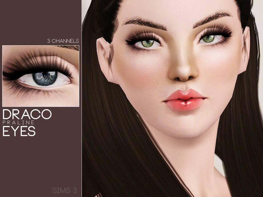 Глаза Draco Eyes для Симс 3
