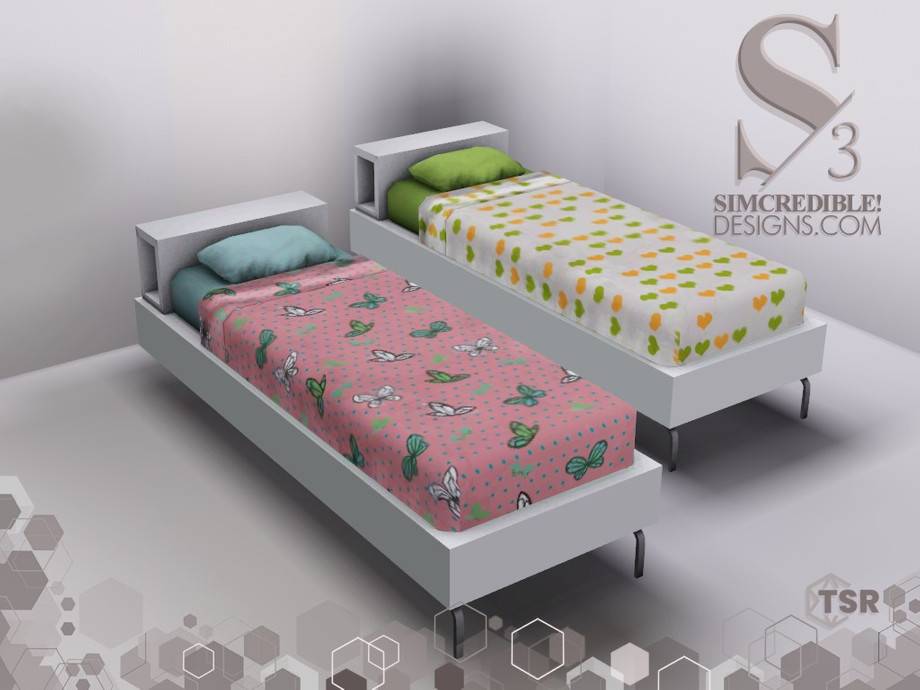 Кровать Petala Bed для Симс 3