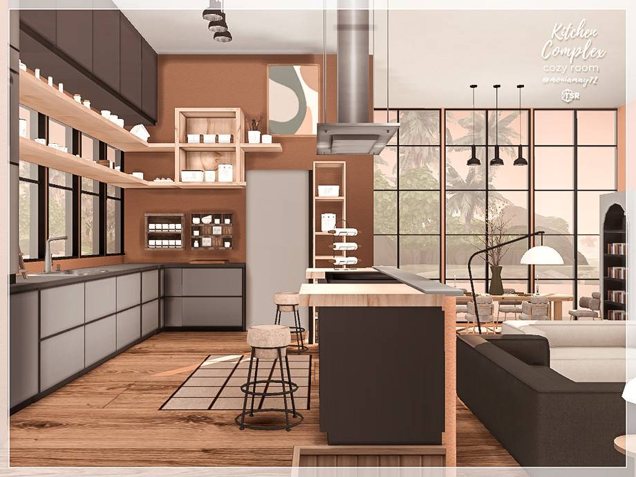 Кухня Complex для Симс 4 - фото 1