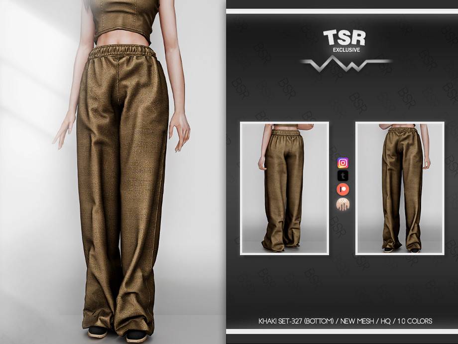 Штаны BD924 для Симс 4