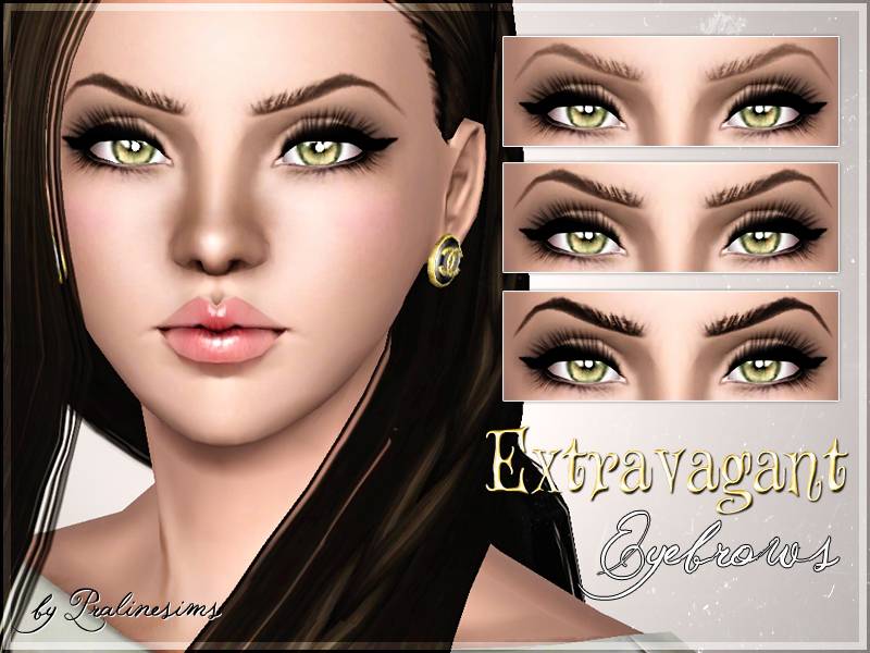 Брови Extravagant Eyebrows для Симс 3