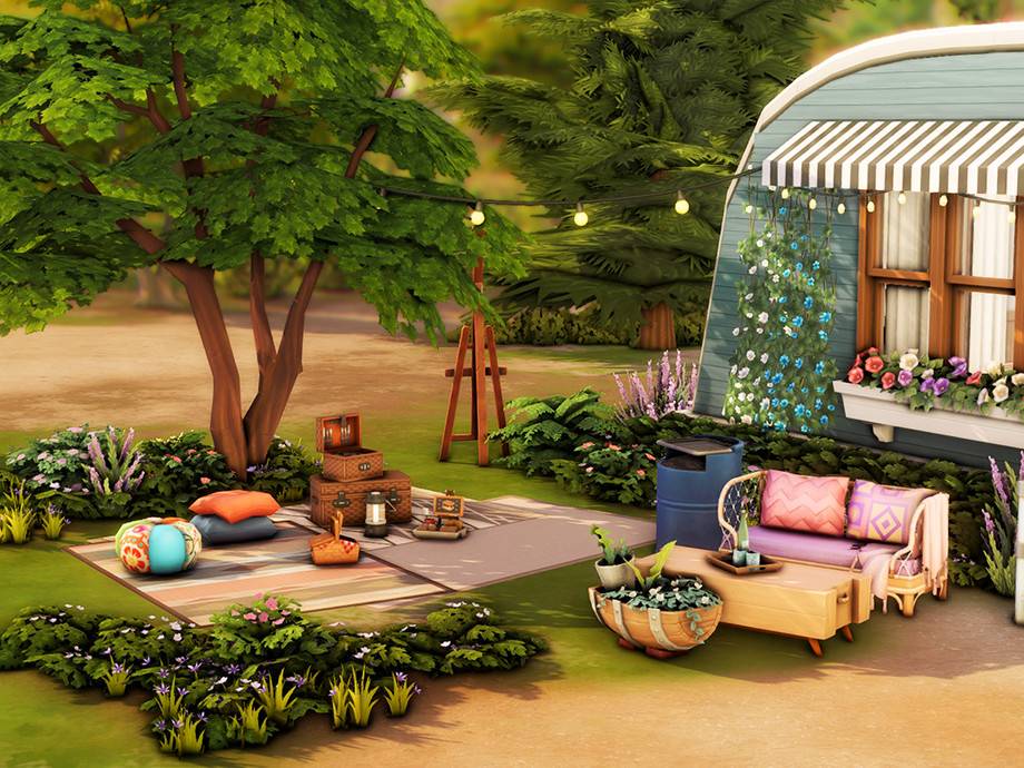 Дом Ellerton Trailer для Симс 4 - фото 2