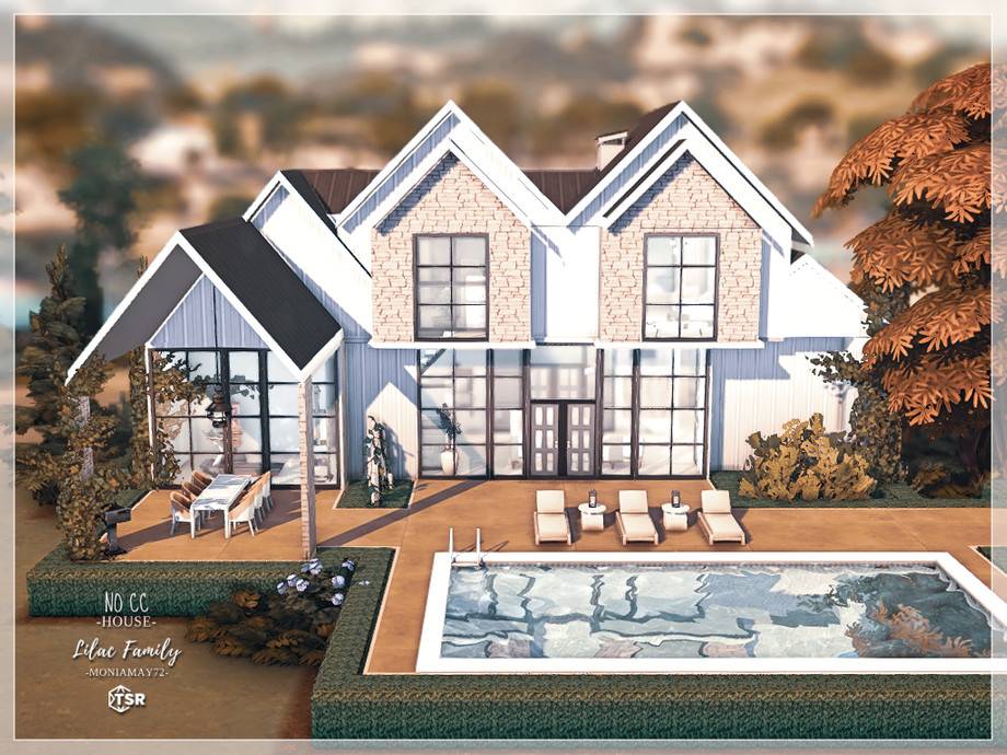 Дом Lilac для Симс 4 - фото 1