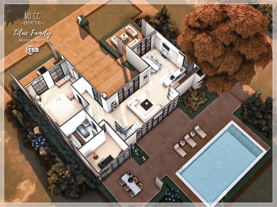 Дом Lilac для Симс 4 - фото 3