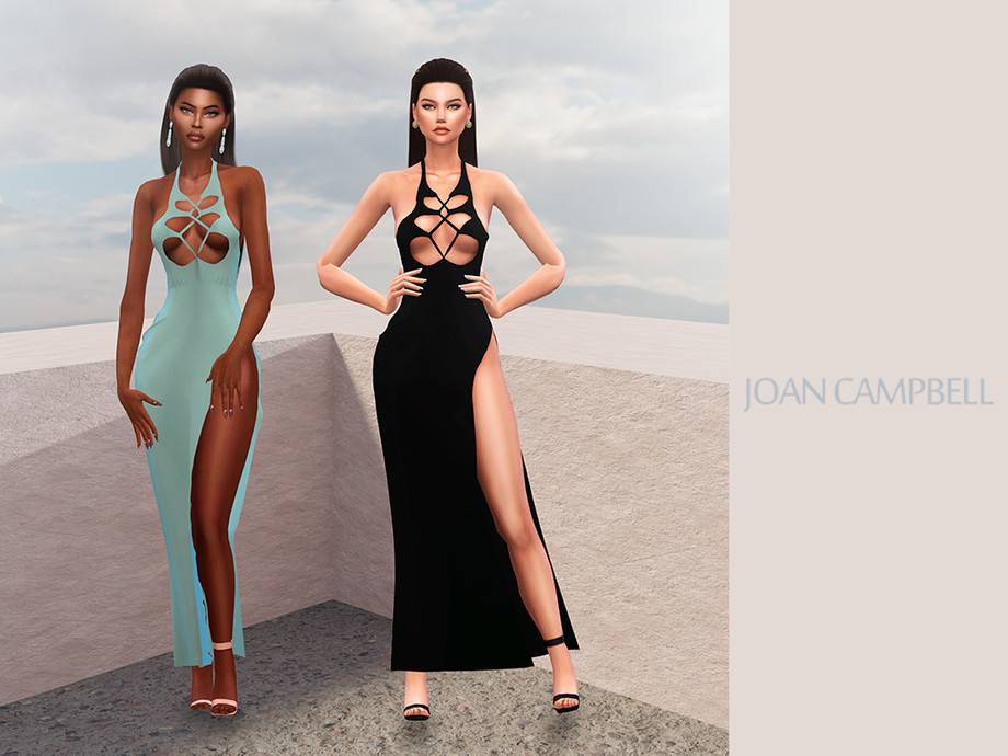 Платье Luna для Симс 4