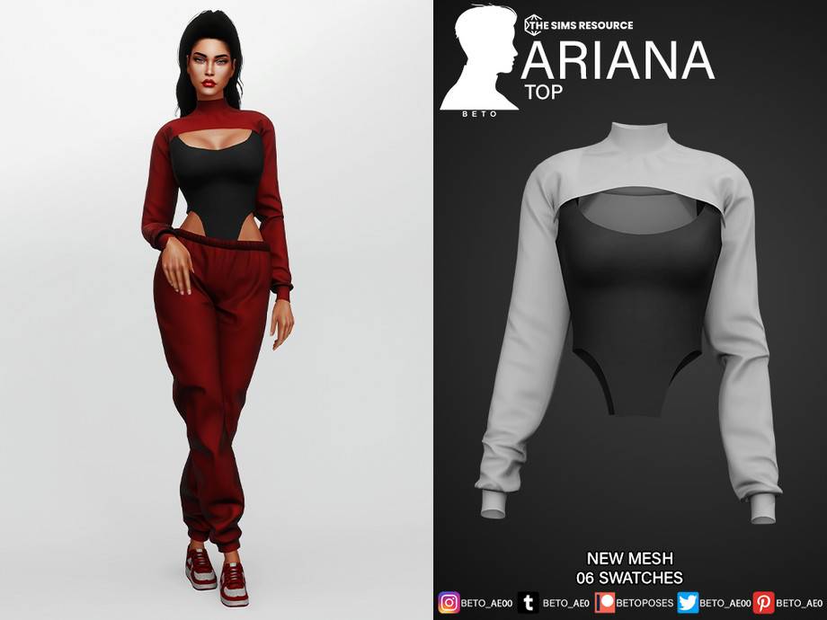 Топ Ariana для Симс 4