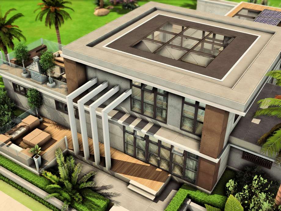 Дом Modern Family House для Симс 4 - фото 7